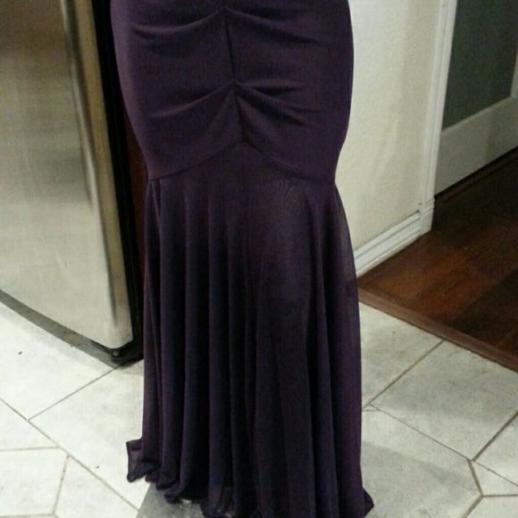 Xscape Strapless Twist Bodice Dress - Picture 3 of 7